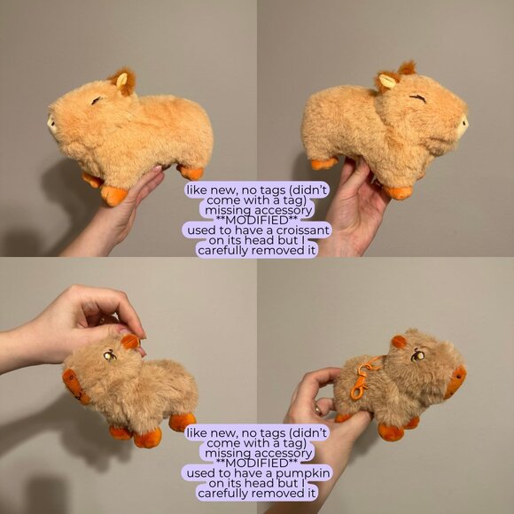 Large assorted plushie bundle -- pusheen the cat, smoko tayto, coffee cafe theme - Picture 3 of 14